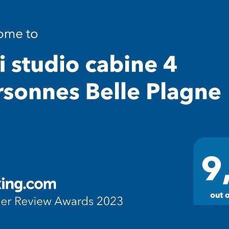 Joli Studio Cabine 4 Personnes Belle Plagne Lejlighed La Plagne-Tarentaise Eksteriør billede