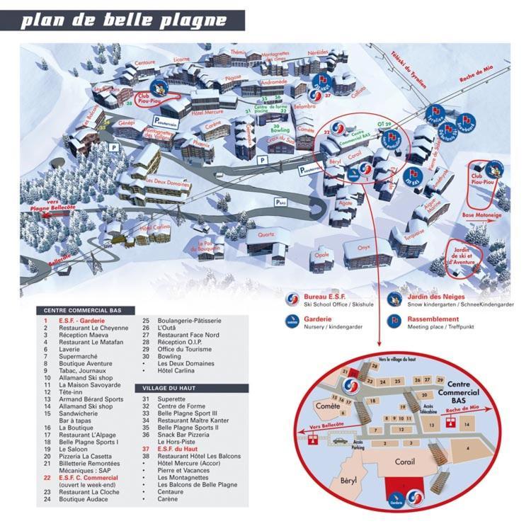 Joli Studio Cabine 4 Personnes Belle Plagne Lejlighed La Plagne-Tarentaise Eksteriør billede